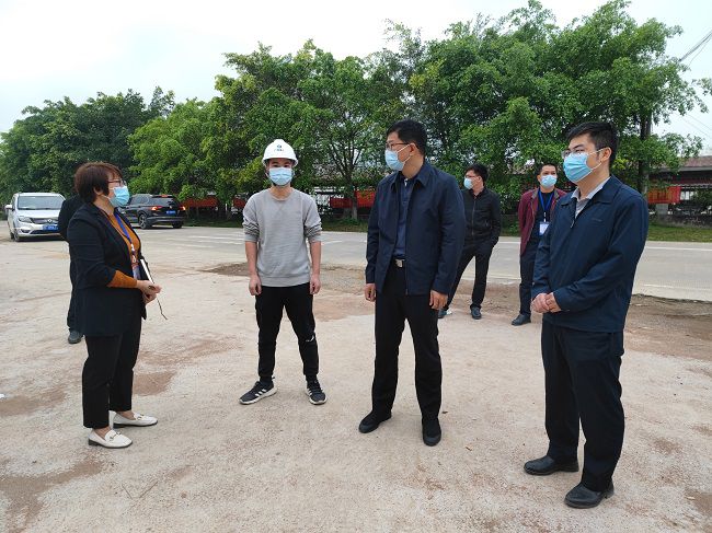 秦义敏（右二）在项目视察领导工作。梁凯 摄(建图）.jpg